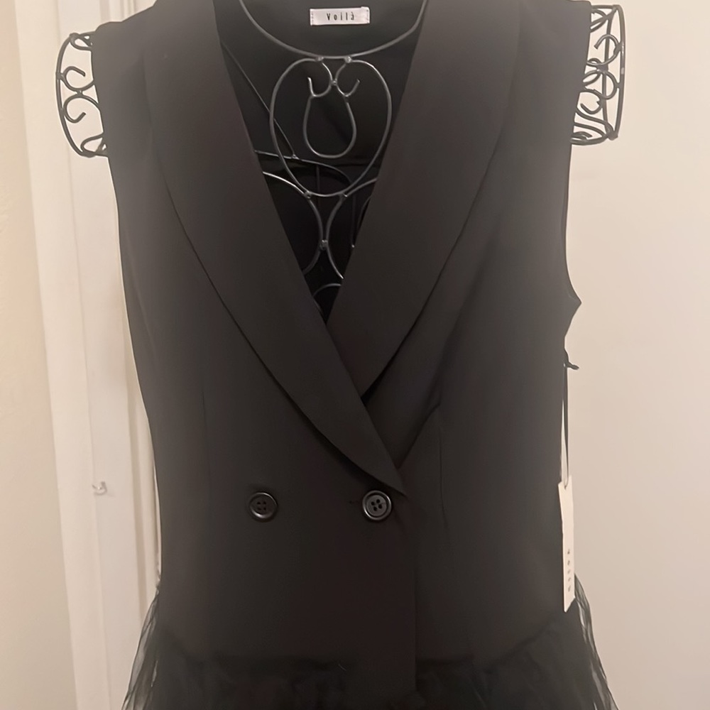 Dolls kill vest dress with tulle - Picture 2 of 11